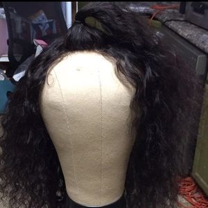 Human hair lace front wig “18”